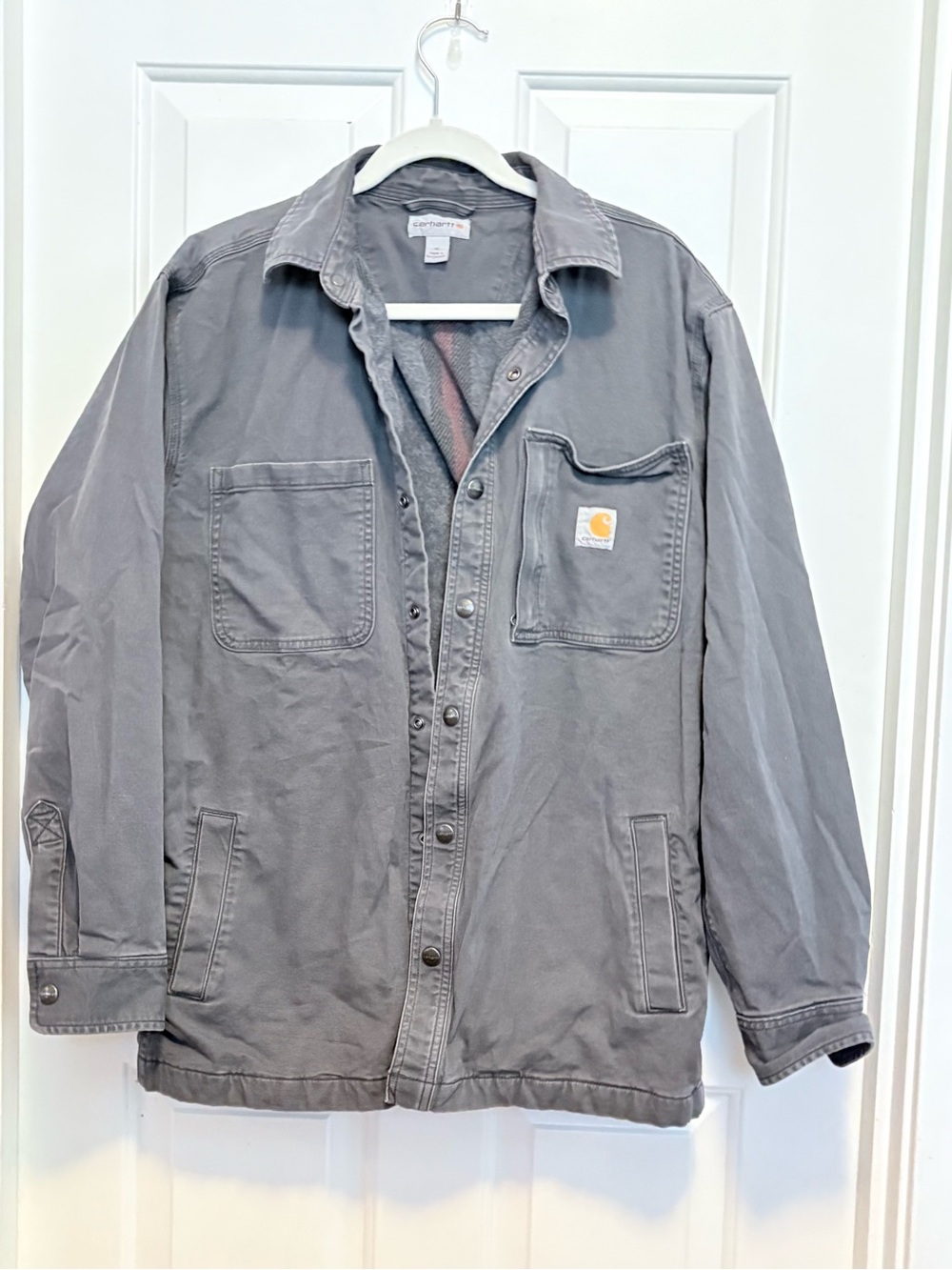 Carhartt Rugged Flex Rigby Shirt Jacket Shadow / Charcoal Gray